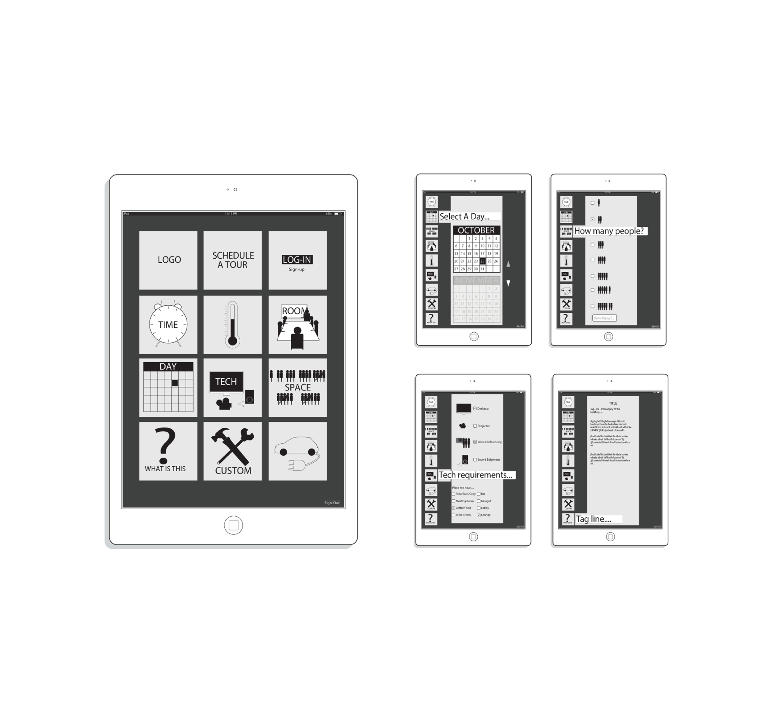   Supervision and reservation app system